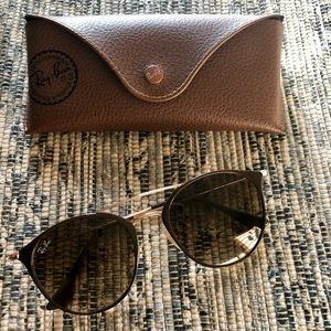 Ray Ban 3547 Double Bridge Round Sunglasses
